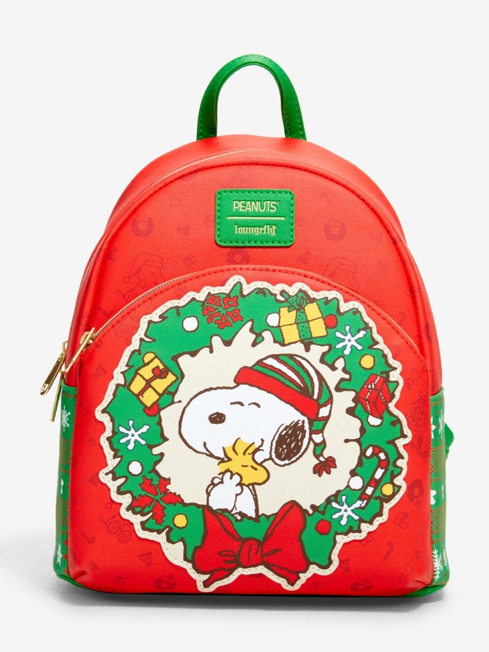 Loungefly Christmas Holiday Peanuts Backpack